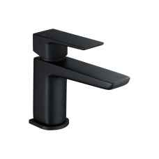 Chard Black Cloakroom Basin Mixer c/w Click Waste